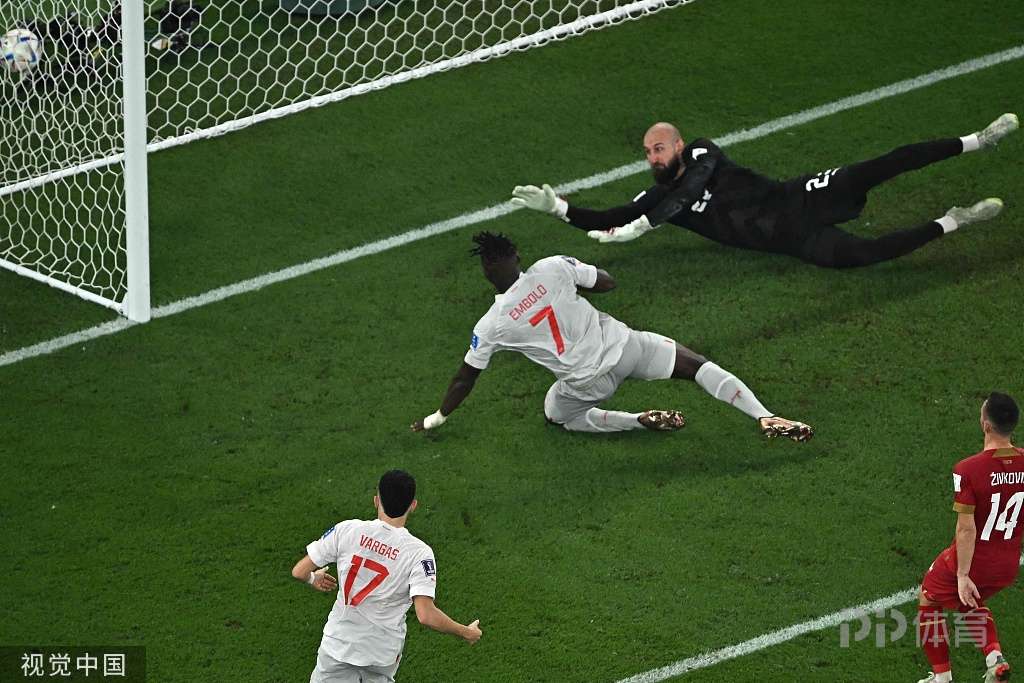 世界杯-瑞士3-2塞尔维亚晋级16强 弗鲁勒打入制胜球 6 世界杯-瑞士3-2塞尔维亚晋级16强 弗鲁勒打入制胜球